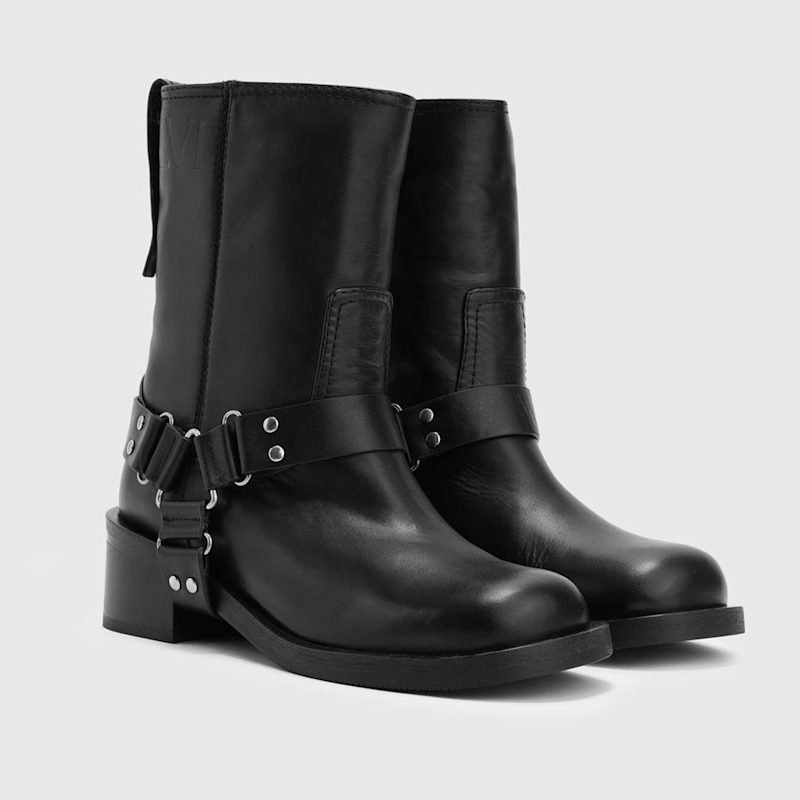 Thumbnail of Matthew Black Leather Women's Boot image