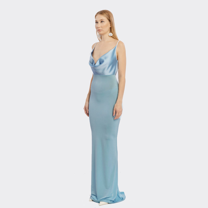 Herfetch Maxi Azura Gown - Blue