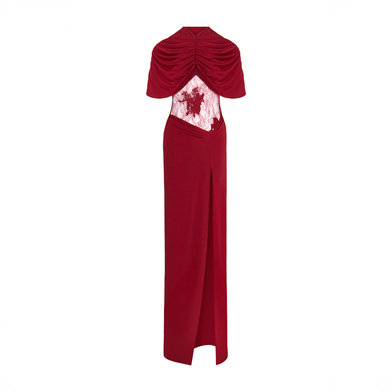 knee length dresses for ladies christina-dress-chocolate-paisley – AFRM