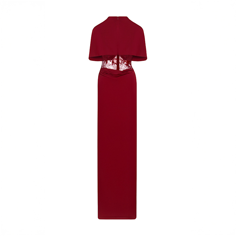 Thumbnail of Maxi Christina Dress-Burgundy image