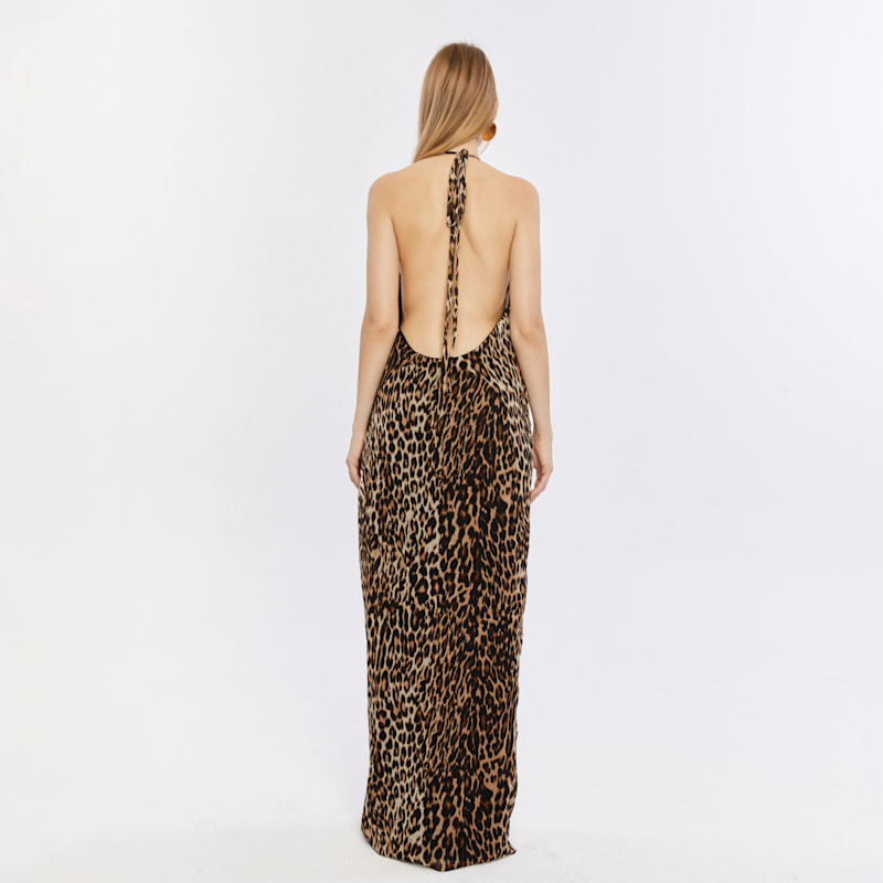 Women's Maxi Exotic Dress- Multicolor | Small | Herfetch