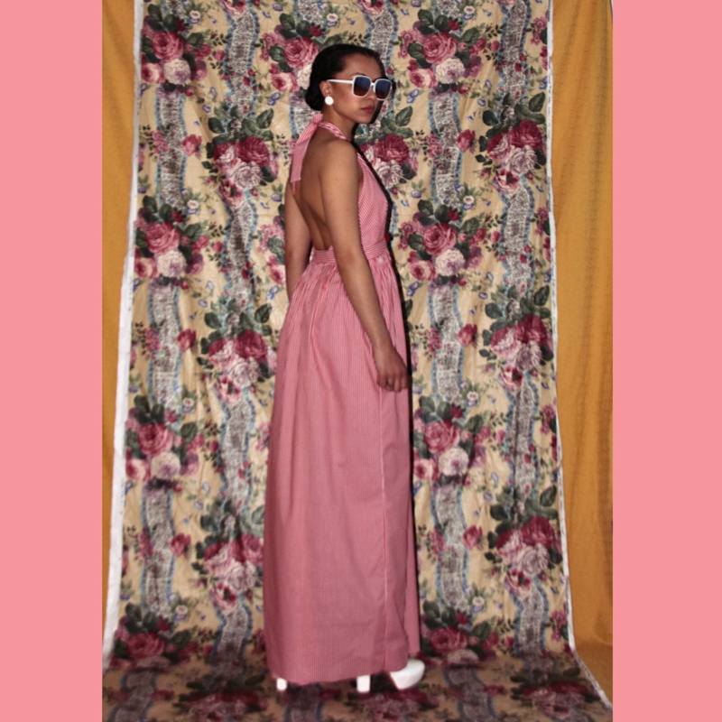Thumbnail of Maxi Halter Neck Summer Dress image