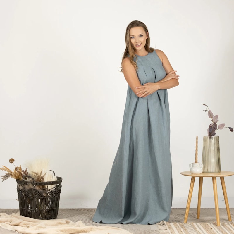 knee length dresses for ladies Daisy Romantic Cream Print Maternity Baby Shower Dress main image 0
