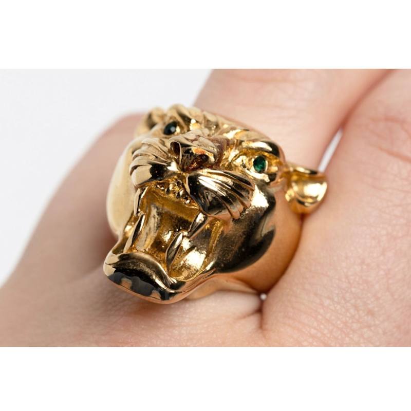 Thumbnail of Maximus Panther Ring Yellow Gold image