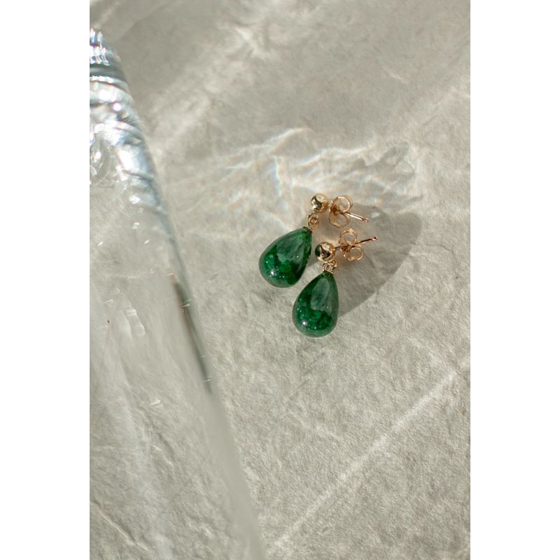 Thumbnail of May Emerald Earrings image