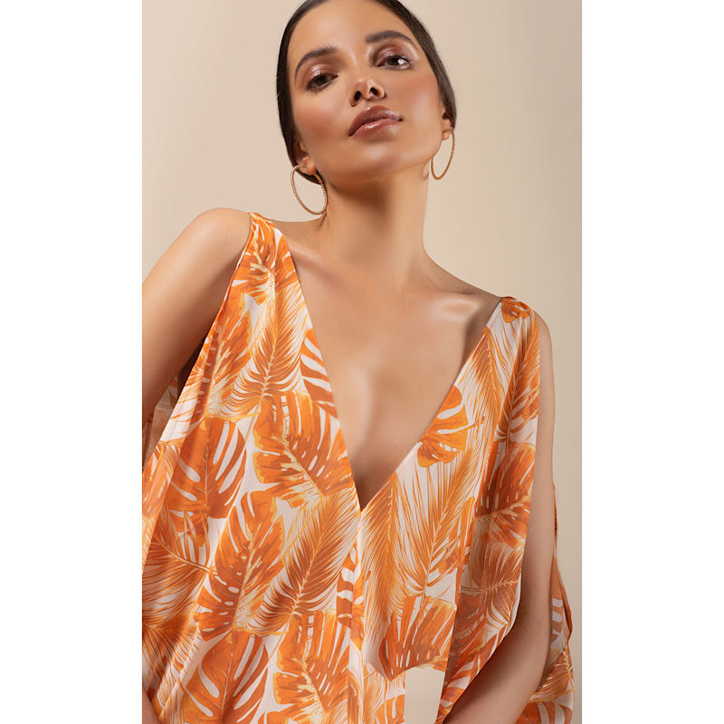 Thumbnail of Maya Kaftan Dress Gold Leaf image
