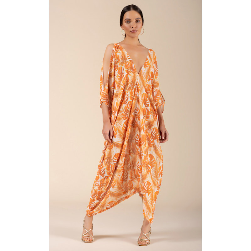 Thumbnail of Maya Kaftan Dress Gold Leaf image