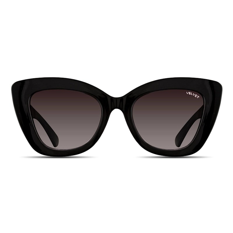 Thumbnail of Velvet Eyewear Cat Eye Sunglass Style - Maya - Black image