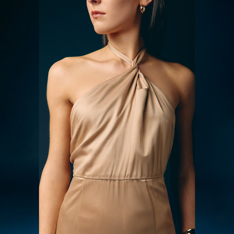 mayfair dressing Jumpsuit - Champagne | GAJÚ Quinceanera Dresses Burgundy and Wedding dress Size:S 0/2 Web Collection: Brunch