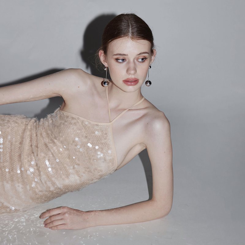 Thumbnail of Mayfair Series – Sequinned Halterneck Gown image