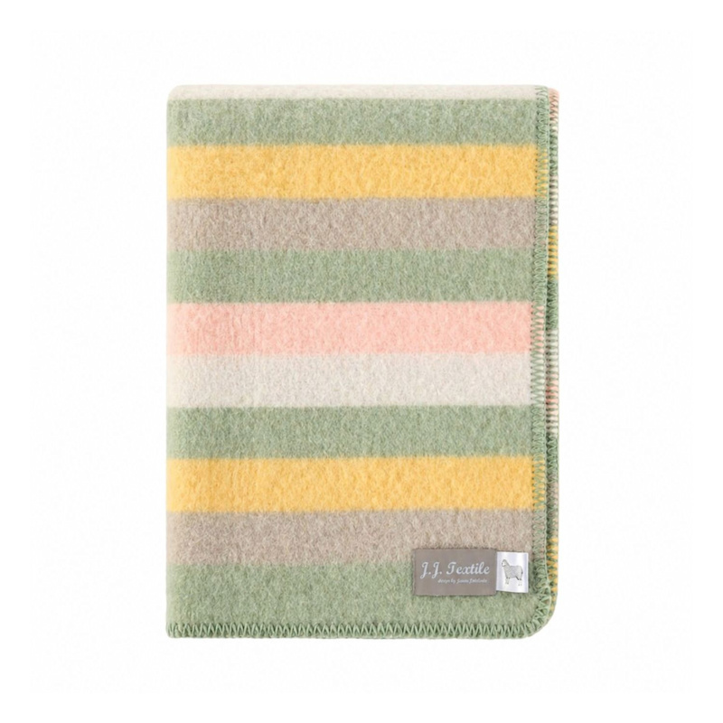 Thumbnail of Meadow Stripe Wool Blanket image