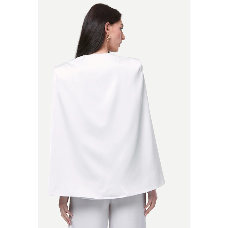Thumbnail of Medinah Cape Blazer In Snow White image