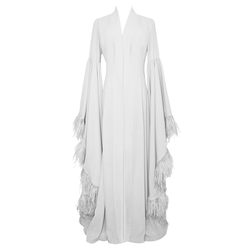 Thumbnail of Melanie Waterfall Kimono White image