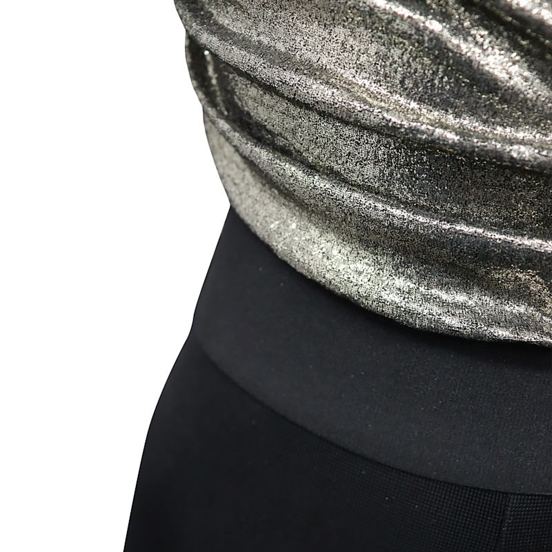 Thumbnail of Melody Maker Gold Metallic Ruche Jumpsuit image
