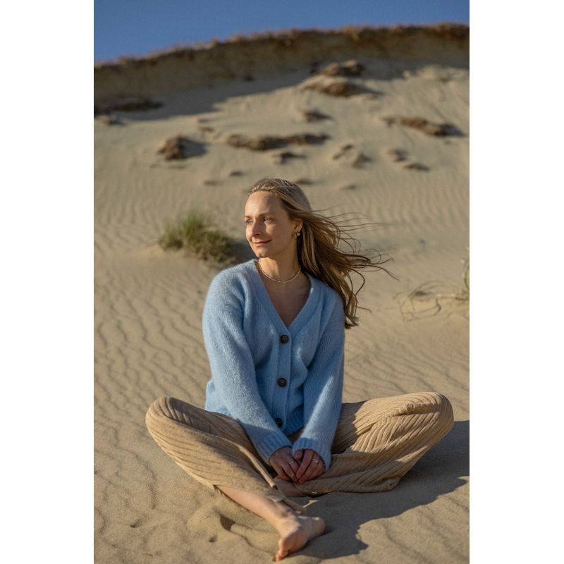 Thumbnail of Melody Mohair Cardigan Sky Blue image