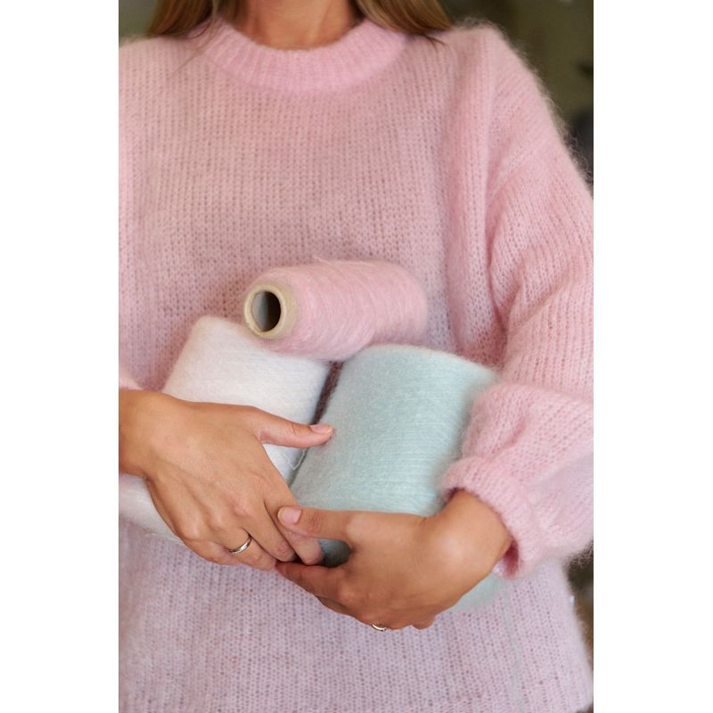 Thumbnail of Melody Soft Mohair Jumper Pink image