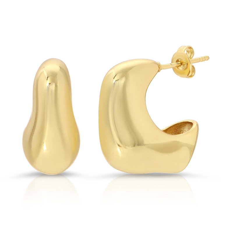 Thumbnail of Melt Hoop Earrings image