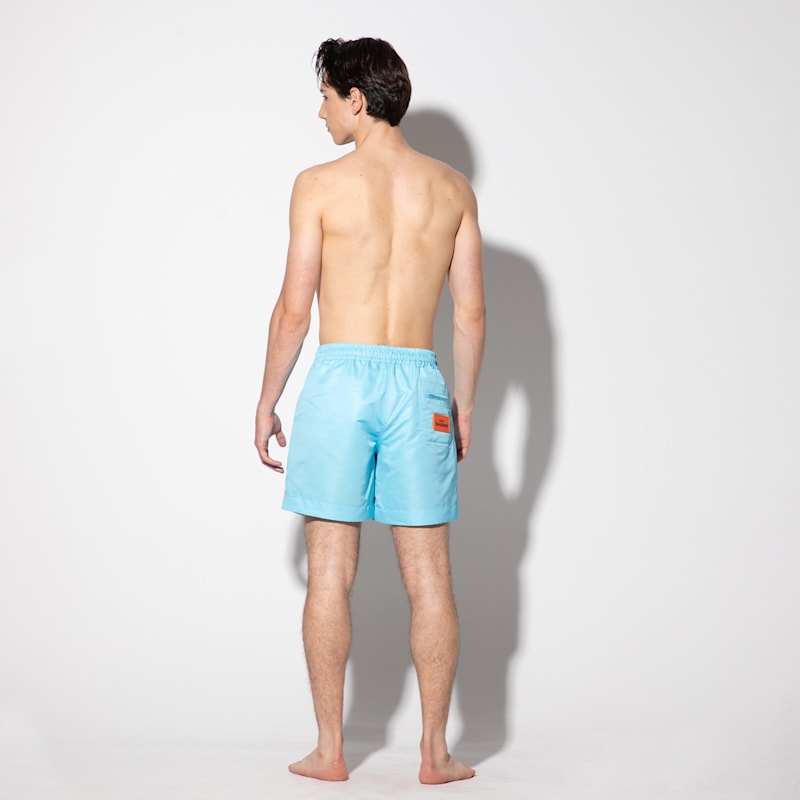 Thumbnail of Men’S Aqua Blue Swim Shorts image