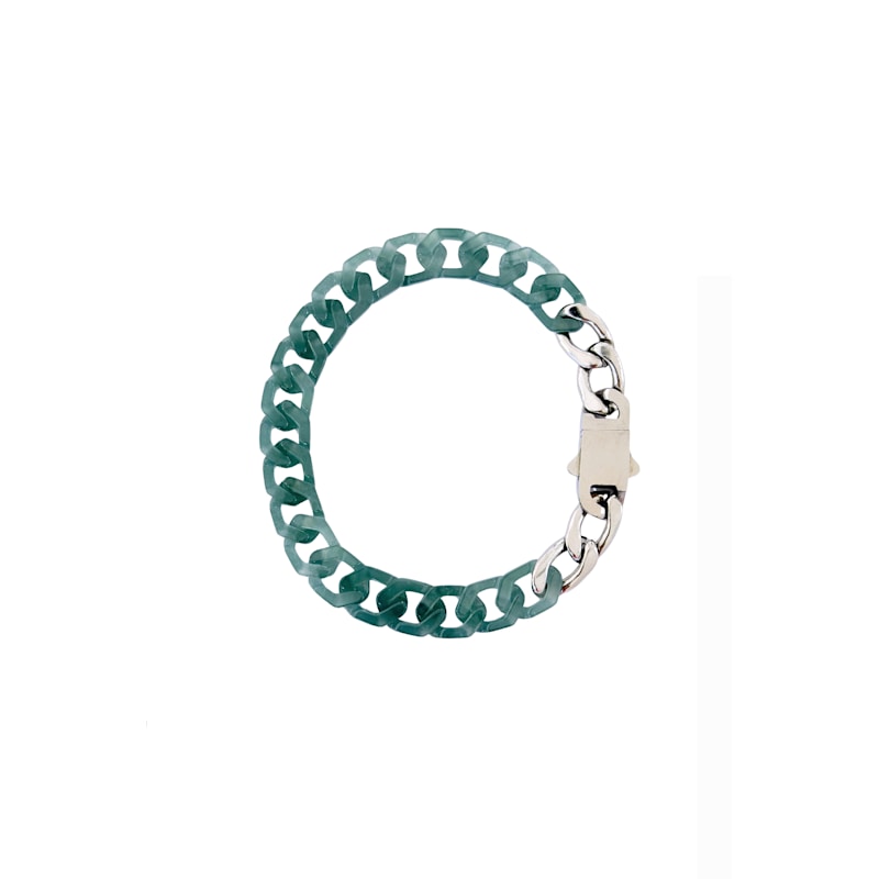 Thumbnail of Men's Collection Cuban Link Jade Bracelet image