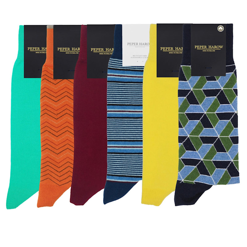 Thumbnail of Men's Luxury Sock Bundle - Rainbow image