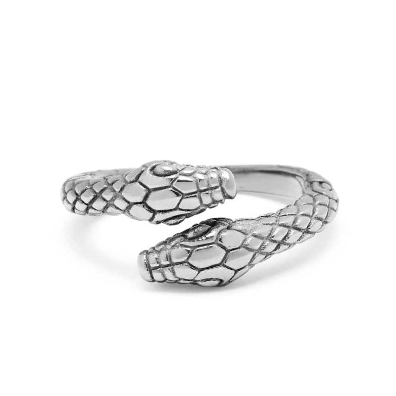 Thumbnail of Men's Stainless Steel Vintage Snake Ring image