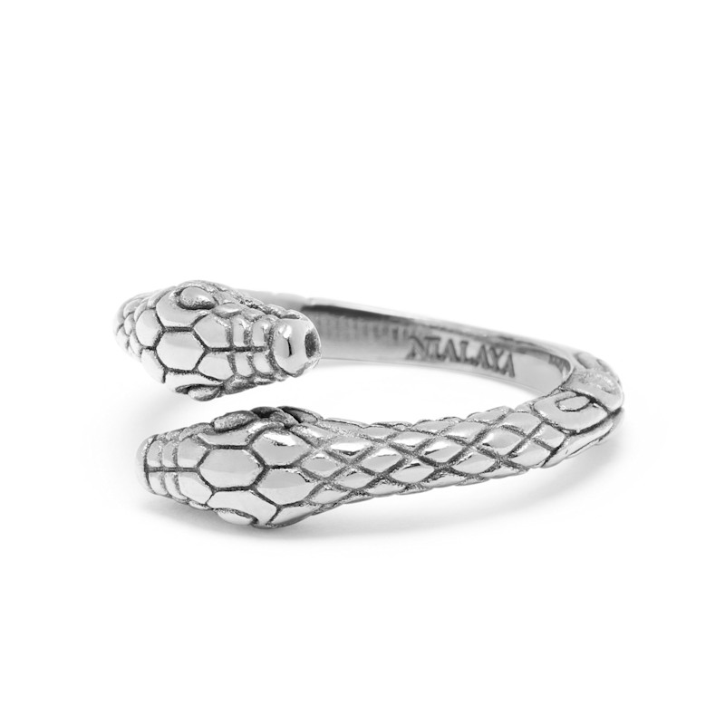 Thumbnail of Men's Stainless Steel Vintage Snake Ring image