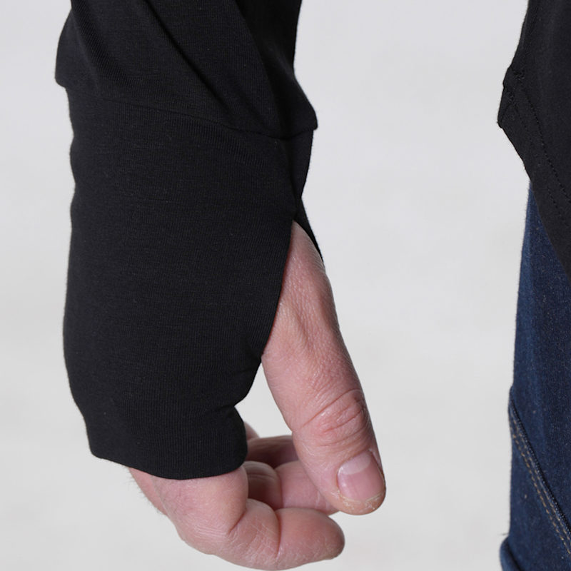 Thumbnail of Men’S Turtleneck Top With Thumbhole Sleeves image
