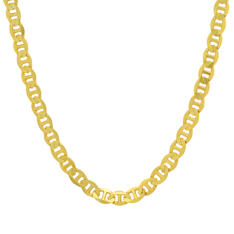 Mens Thick/Heavy Gold Italian Gucci/Mariner Chain Necklace