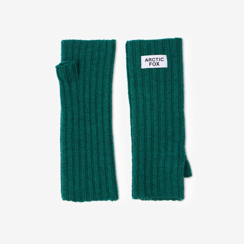 Thumbnail of Merino Wool Fingerless Gloves - Alpine Fern image