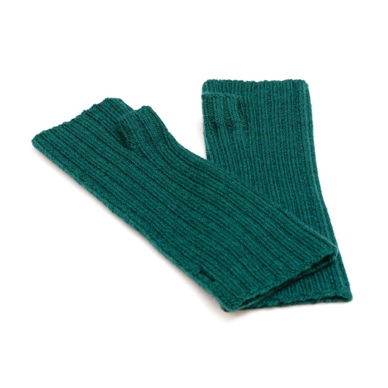 Thumbnail of Merino Wool Fingerless Gloves - Alpine Fern image