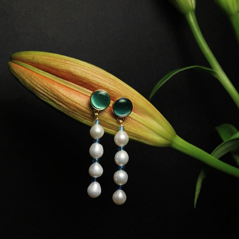 Thumbnail of Mermaid Tears Earrings image