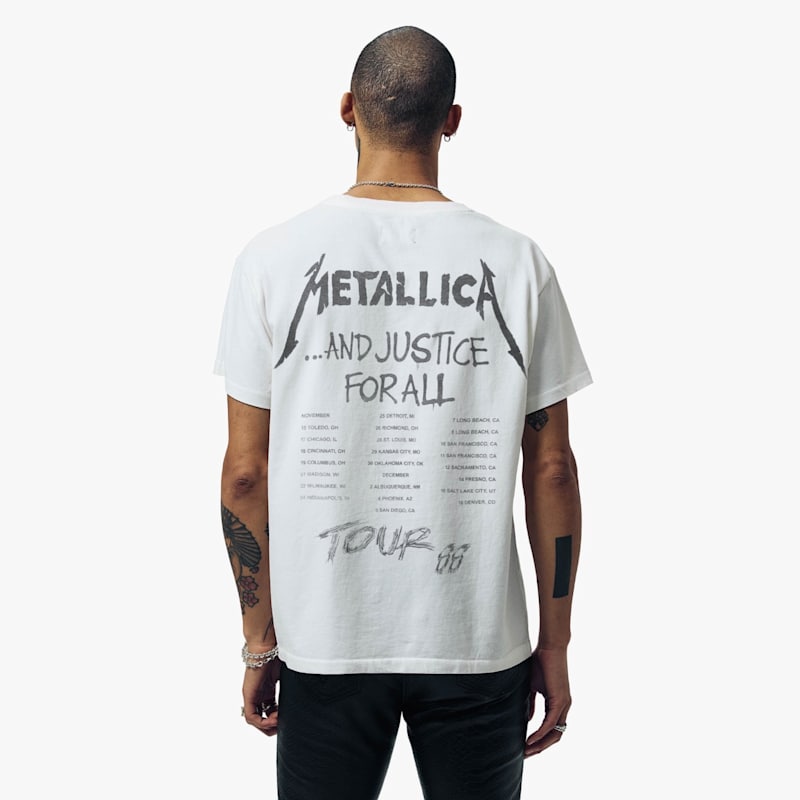 Metallica And Justice For All Us Tour Vintage Band T-Shirt