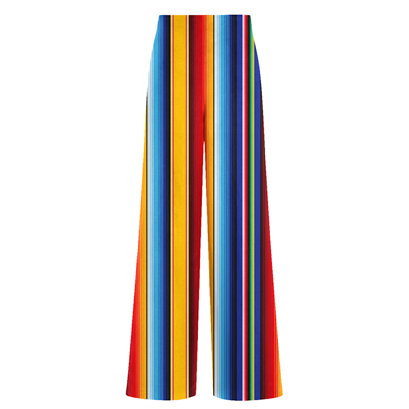 Thumbnail of Mexican Stripes Long Loose Pants image