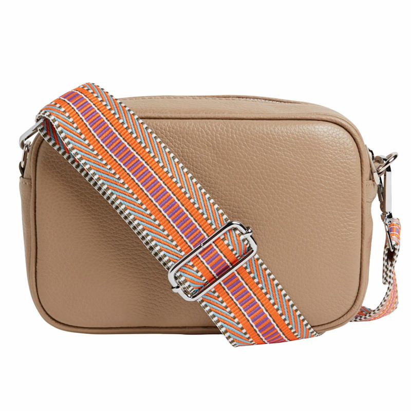 Crossbody Bag In Beige With Interchangeable Straps Betsy Floss