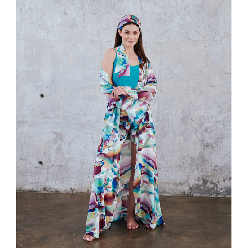 Thumbnail of Mamma Mia! Maxi Dressing Gown - Ecovero image