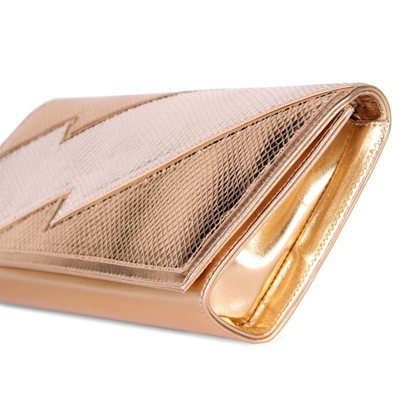 Thumbnail of Mia Clutch Bag Metallic Gold Platino image