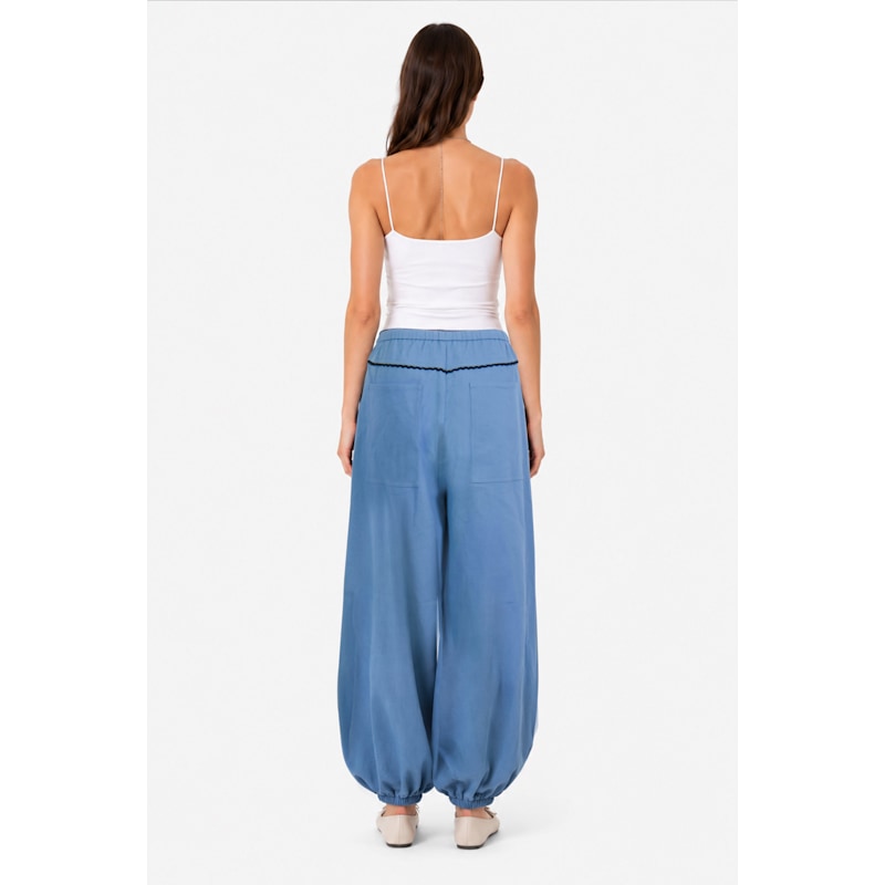Thumbnail of Miami Balloon Trousers - Denim Blue image