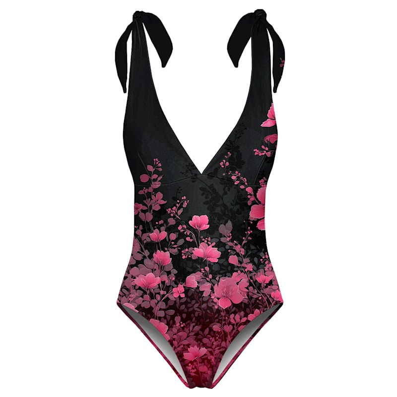 Thumbnail of Midnight Bloom One Piece Swimsuit image