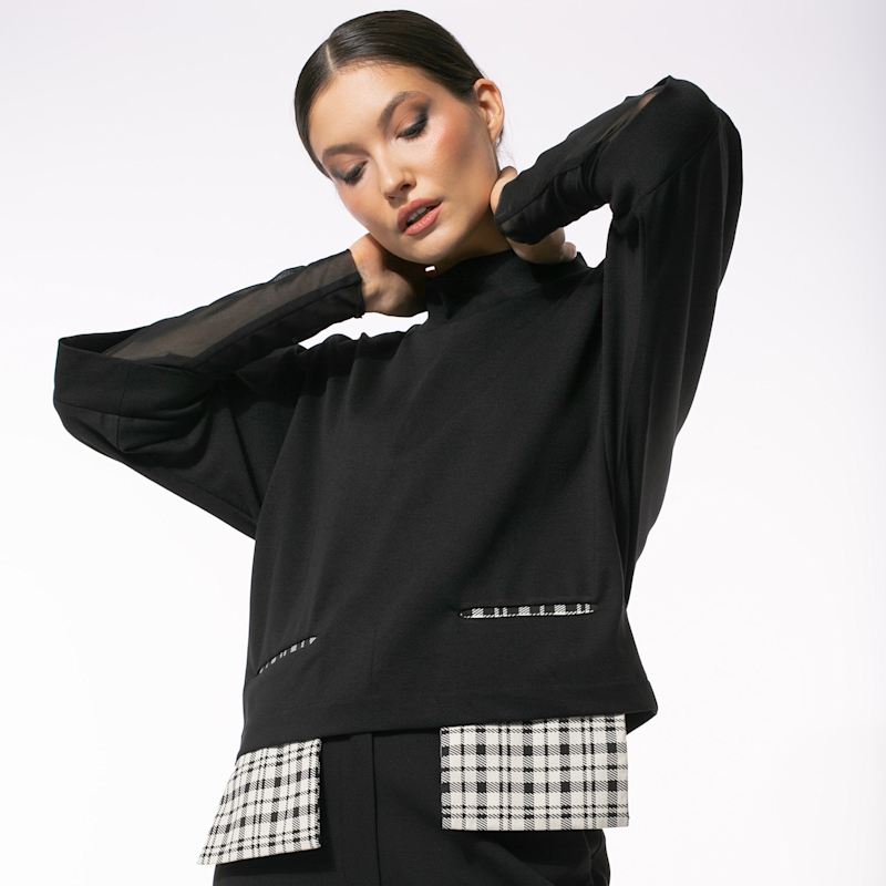 Thumbnail of Midnight Tee Contrast Blouse image