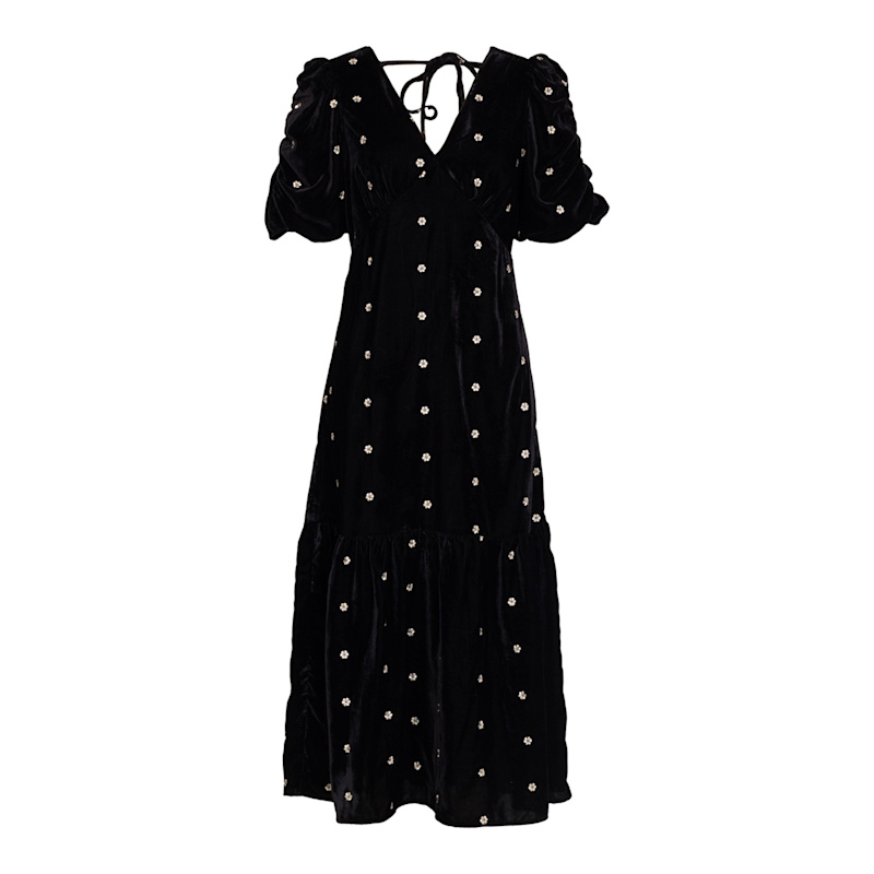 long black spaghetti strap dress Black Spaghetti Straps V-neck Pleated A-line Wedding Dress Ivory