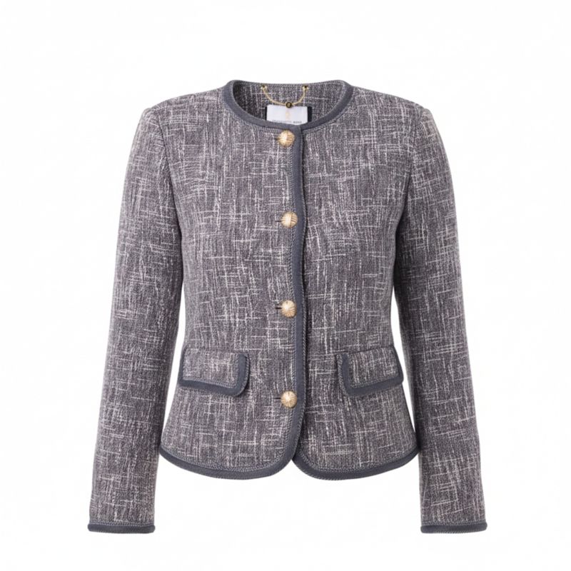 Thumbnail of Milana Navy Weave Jacket image