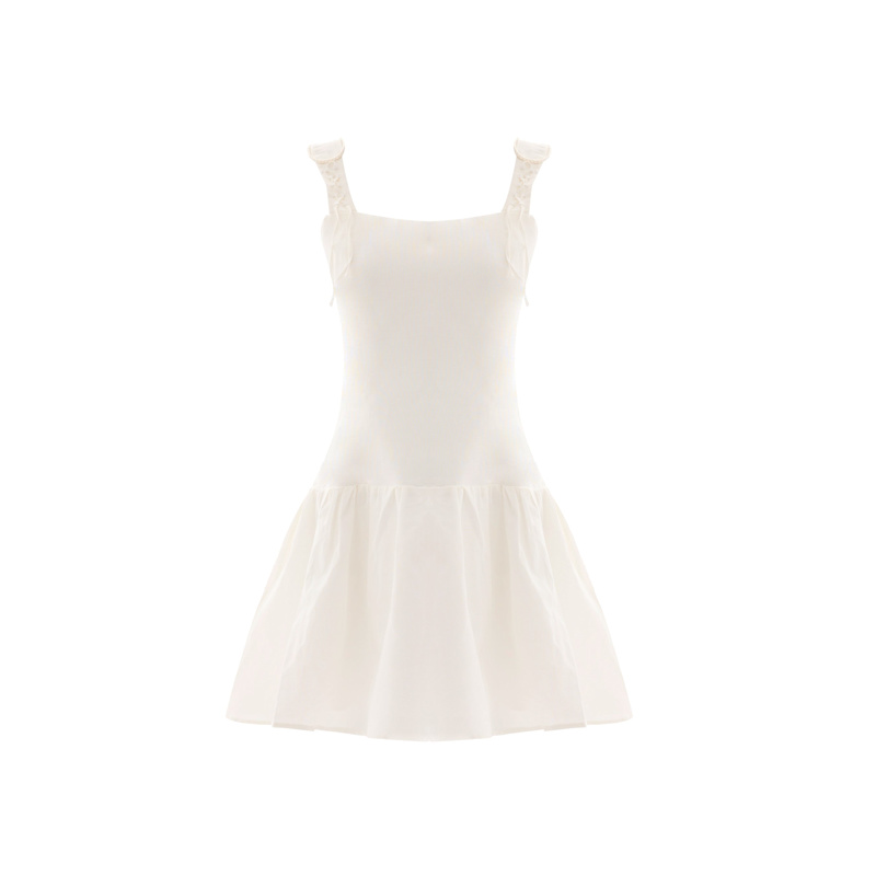 Thumbnail of Milena Mini Linen Dress - White image