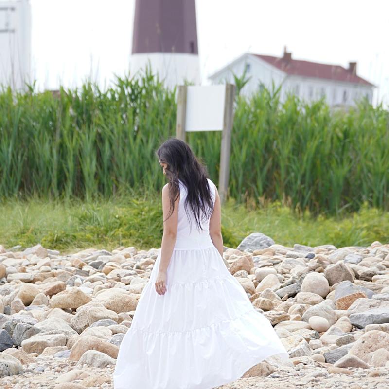 Thumbnail of Millie White Maxi Dress image
