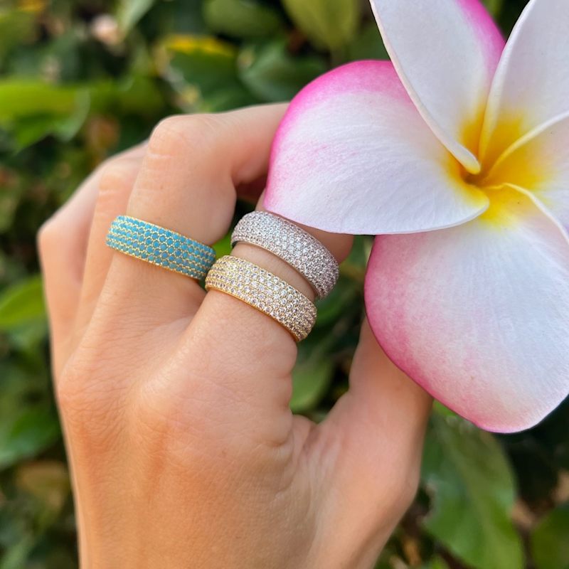 Thumbnail of Mini Billionaire Ring Turquoise image