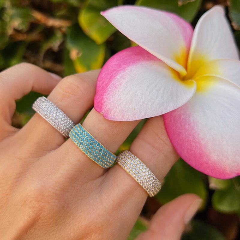 Thumbnail of Mini Billionaire Ring Turquoise image