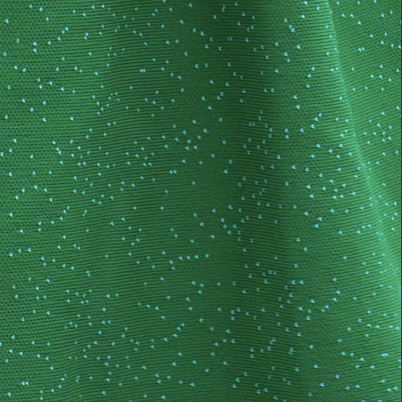 Thumbnail of Polka Dot Green Puffy High Waisted Maxi Skirt image