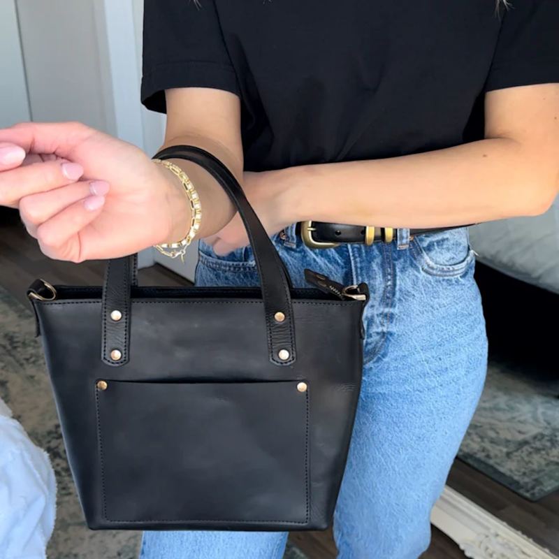 Thumbnail of Mini Leather Tote Bag  For Women image