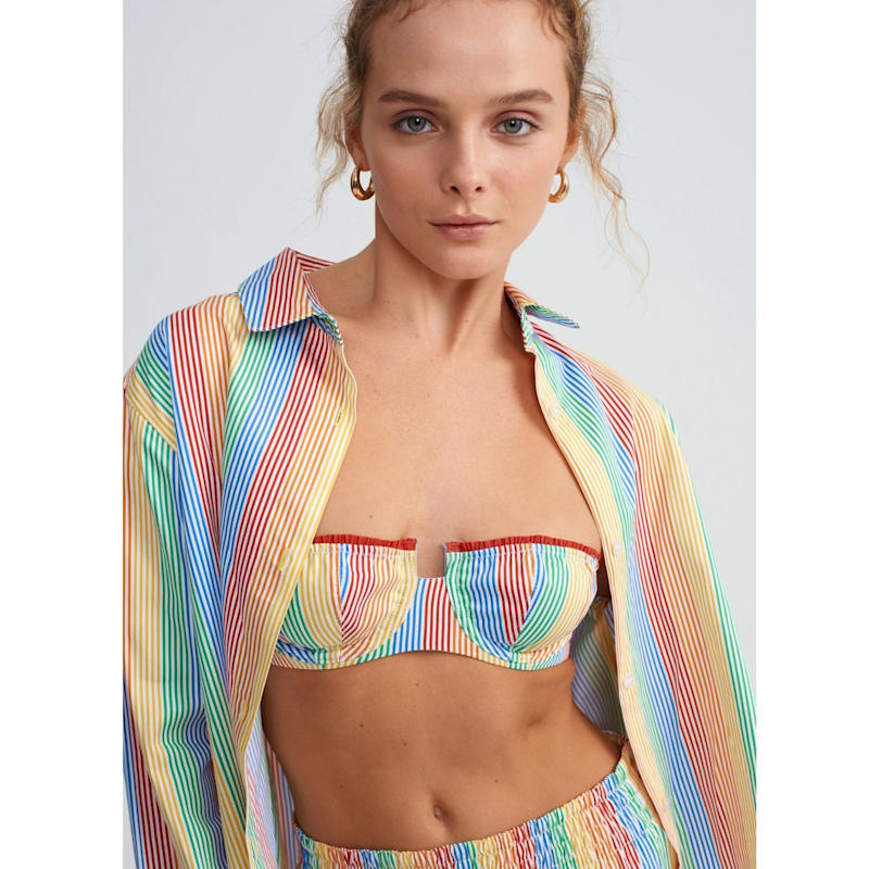 Thumbnail of Holiday Balkonet Bralette - Rainbow image