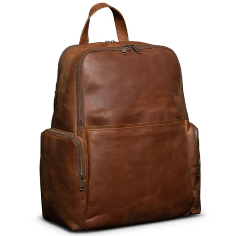 Thumbnail of Minimal Handmade Leather Backpack For Everyday - Minelli image