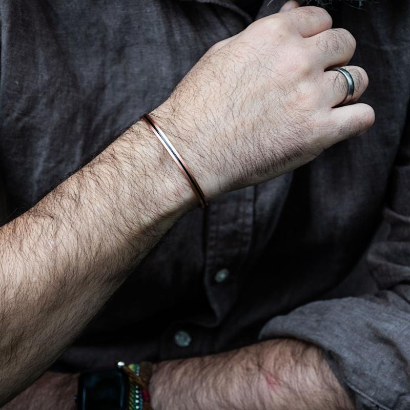 Thumbnail of Great Healer Men's Solid Copper Cuff image
